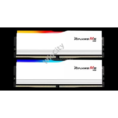 RAM G.SKILL Ripjaws M5 RGB DDR5 6000MHz CL30 64GB Kit2(2x32GB) Intel XMP White