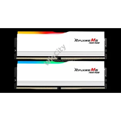 RAM G.SKILL Ripjaws M5 Neo RGB DDR5 6000MHz CL30 32GB Kit2(2x16GB) AMD EXPO White
