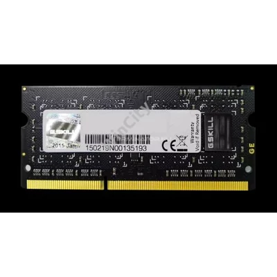 RAM G.SKILL Standard SO-DIMM DDR3 1600MHz CL10 8GB