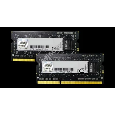 RAM G.SKILL Standard SO-DIMM DDR3 1600MHz CL10 16GB Kit2(2x8GB)