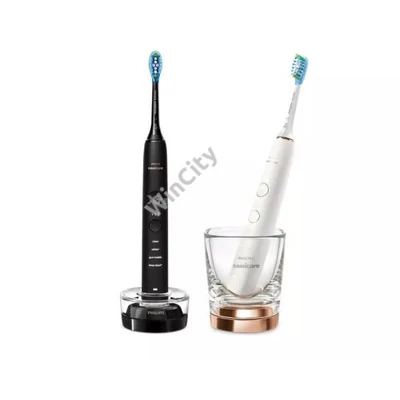  Philips Sonicare DiamondClean 9000 szónikus elektromos fogkefe dupla csomag fekete és aranyrózsa színű