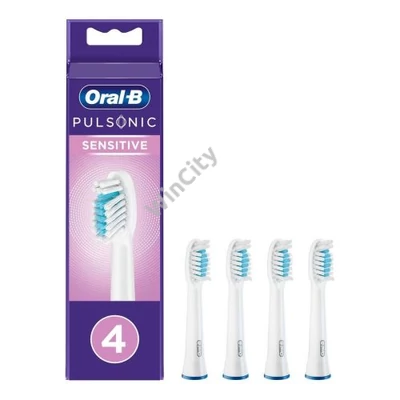 Oral-B Sonic fogkefefej Pulsonic Sensitive / 299158 fehér 4 csomag