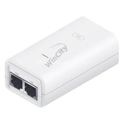 Tápegység Ubiquiti 24V 0.5A fehér színű POE Gigabit LAN porttal