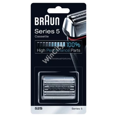 Borotvapenge Braun 52S / 072195 Ezüst