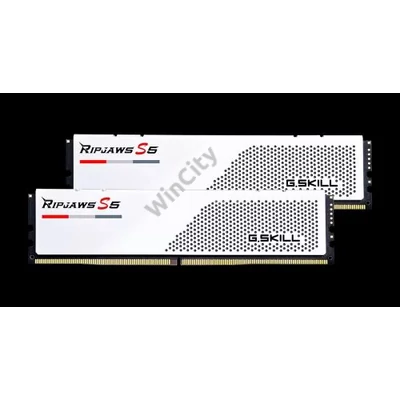 RAM G.SKILL Ripjaws S5 DDR5 6000MHz CL30 48GB Kit2(2x24GB) Intel XMP White