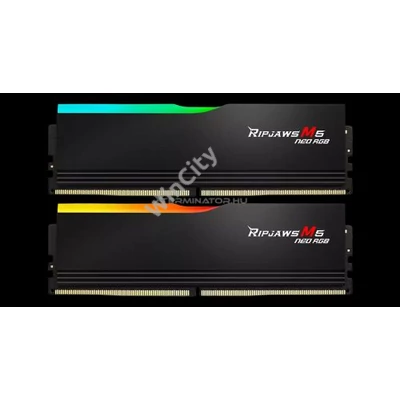 RAM G.SKILL Ripjaws M5 Neo RGB DDR5 6000MHz CL32 64GB Kit2(2x32GB) AMD EXPO Black