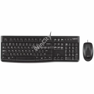 Billentyűzet+egér Logitech MK120 USB Black US