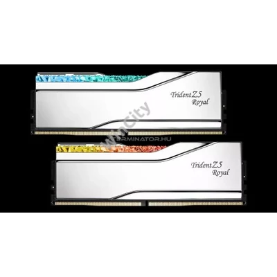 RAM G.SKILL Trident Z5 Royal DDR5 6400MHz CL32 96GB Kit2(2x48GB) Intel XMP Silver