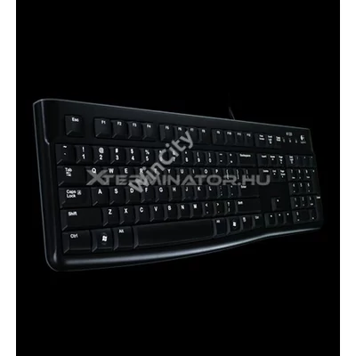 Billentyűzet Logitech K120 USB billentyűzet Black US