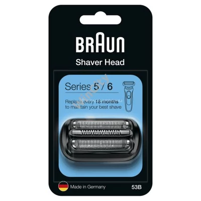 Borotvapenge Braun 53B Kombinált csomag Fekete