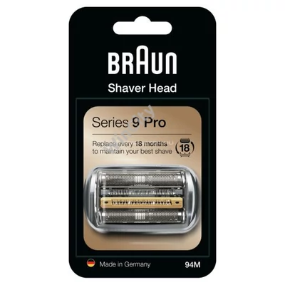 Borotvapenge Braun 94M Ezüst