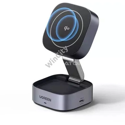 Vezeték nélküli töltő Ugreen 2-in-1 Magnetic Wireless Charger