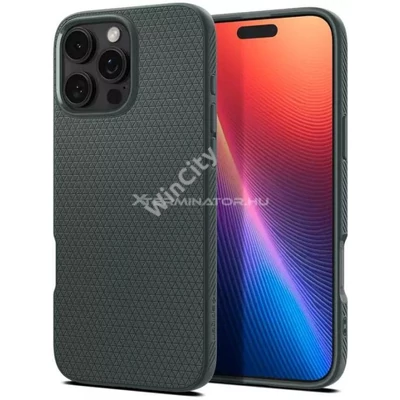 Telefon tok Spigen Liquid Air Abyss iPhone 16 Pro zöld