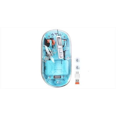 Egér Meetion BTM005 2,4G+Bluetooth blue