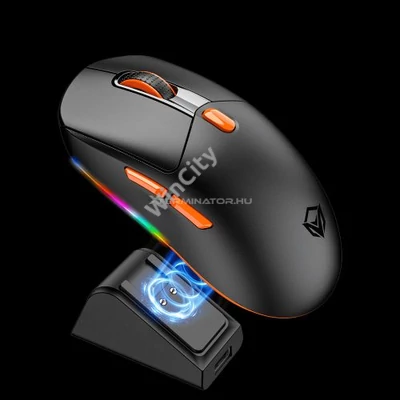 Egér Meetion GW38 Vezetékes+2,4G+Bluetooth gamer töltődokkolóval black