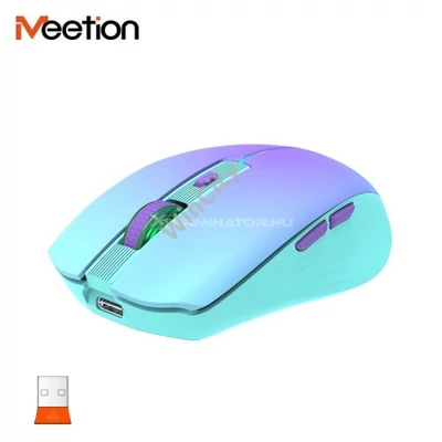 Egér Meetion BTM002 wireless/bluetooth purple