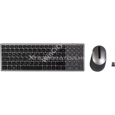 Billentyűzet+egér Dell Premier Wireless -KM7120W - HUN - Titan Gray