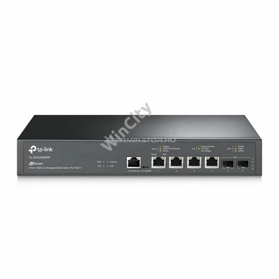 TP-Link TL-SX3206HPP JetStream 6-Port 10GE L2+ Managed Switch with 4-Port PoE++ 
