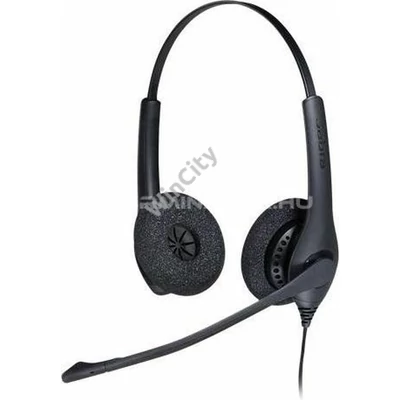 Fejhallgató Jabra Biz 1500 Duo Headset Black