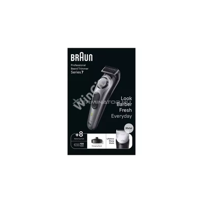 Braun BeardTrimmer 7 BT7420 Battery 40 2 cm Black