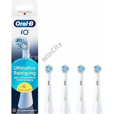 Fogkefej Braun Oral-B iO Ultimative Reinigung pótfej 4db fehér