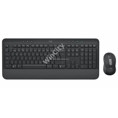 Billentyűzet és egér Logitech Signature MK650 Combo for Business Wireless Keyboard+Mouse Graphite US 