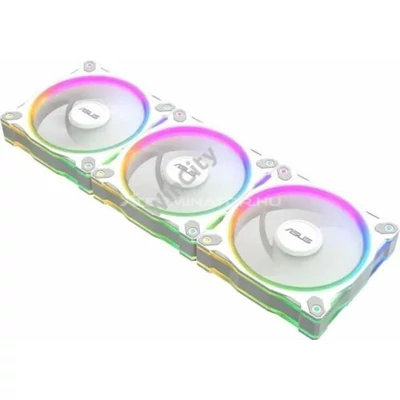 Ventilátor Asus Prime MR120 ARGB Reverse Fan White Triple Pack