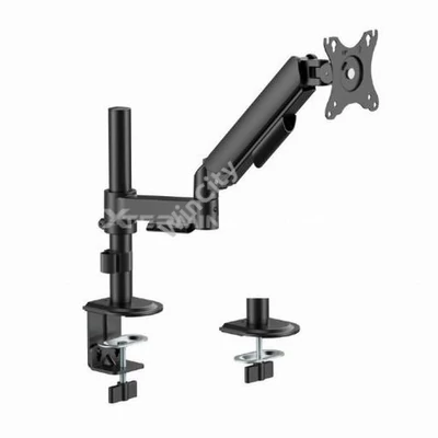 Asztali konzol Gembird Adjustable desk display mounting arm 17"-32" Black