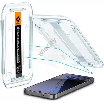 Üvegfólia Spigen Glass tR EZ Fit 2 Pack Samsung Galaxy S24 FE/A56 5G átlátszó 