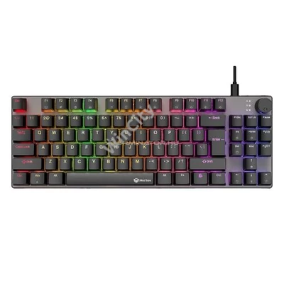 Billentyűzet Meetion MK0008PRO RGB mechanikus, Red Switch gamer vezetékes (HU), fekete
