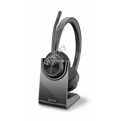 Fejhallgató Poly Plantronics Voyager 4320 UC Bluetooth Headset Black