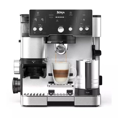 Kávéfőző SharkNinja Fully automatic coffee machine Ninja Luxe Café Essential Silver/Black