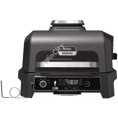 Elektromos grill SharkNinja Electric Grill Ninja Woodfire Pro XL Black