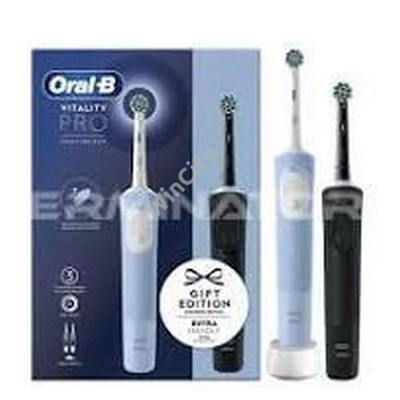 Elektromos fogkefe Oral-B Vitality Pro D103 Duo Black/Blue