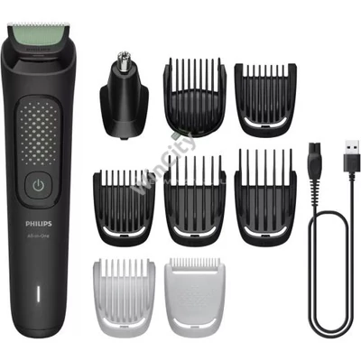 Elektromos Borotva PHILIPS All-in-One Trimmer 3000 Series 9 az 1-ben vágókészülék