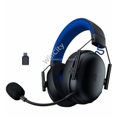 Fejhallgató Razer BlackShark V3 X Hyperspeed Wireless Bluetooth Headset for PlayStation Black/Blue