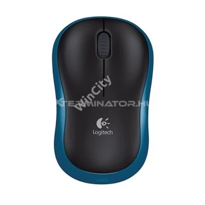 Egér Logitech M185 vezeték nélküli kék notebook 