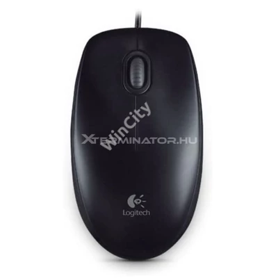 Egér Logitech B100 USB fekete OEM