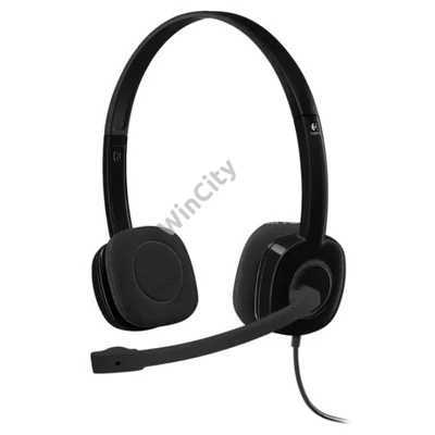 Fejhallgató Logitech H151 Headset Black