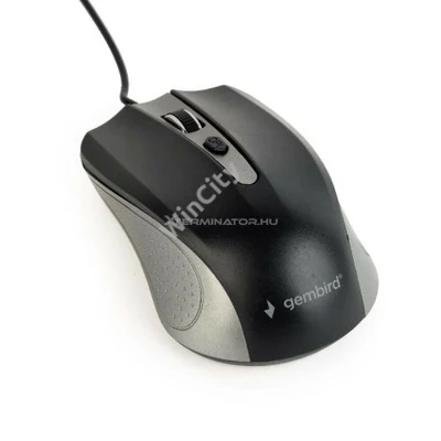 Egér GEMBIRD MUS-4B-01-GB Optikai, USB, spacegrey/black