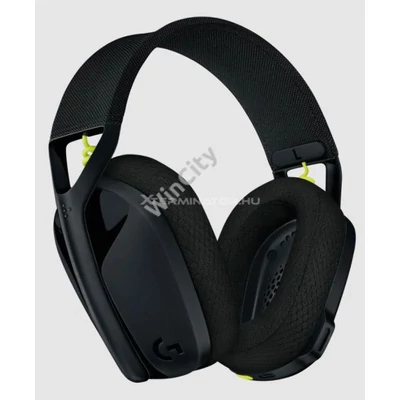 Fejhallgató Logitech G435 LIGHTSPEED vezeték nélküli, bluetooth headset, fekete-neonsárga