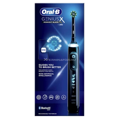 Elektromos fogkefe Oral-B Genius X Midnight fekete