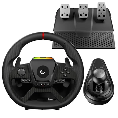 Rampage Gamer kormány - PACE V987 (PC, Force Feedback, 3 pedál+váltókar)