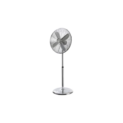 NORDIC HOME FT-562 fém állóventilátor, 3 év garancia, erős stabil kivitel, átmérő: 45 cm, teljesítmény: 60W, 3 fokozat